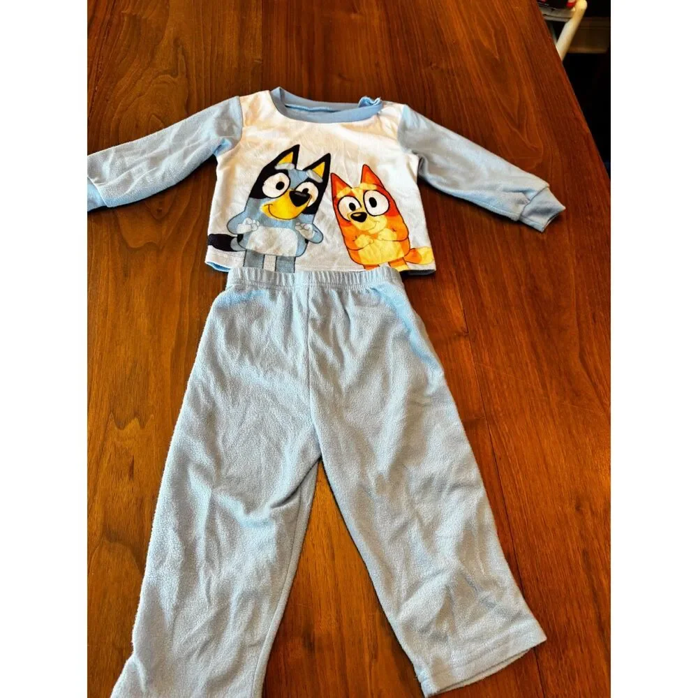 Bluey Toddler 2T Fleece Pajama Set